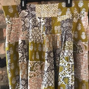 M Maeve multicolored midi Skorts